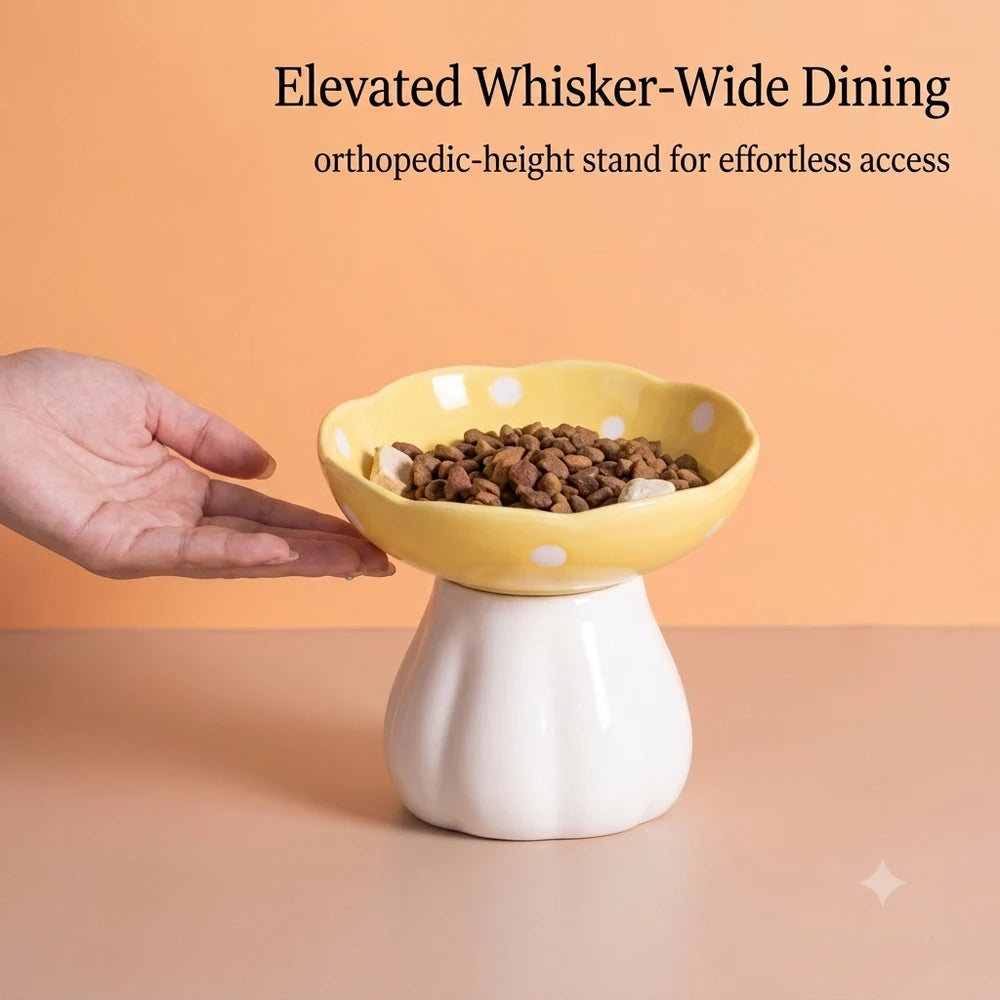 The Toadstool Whisker-wide Ceramic Bowl