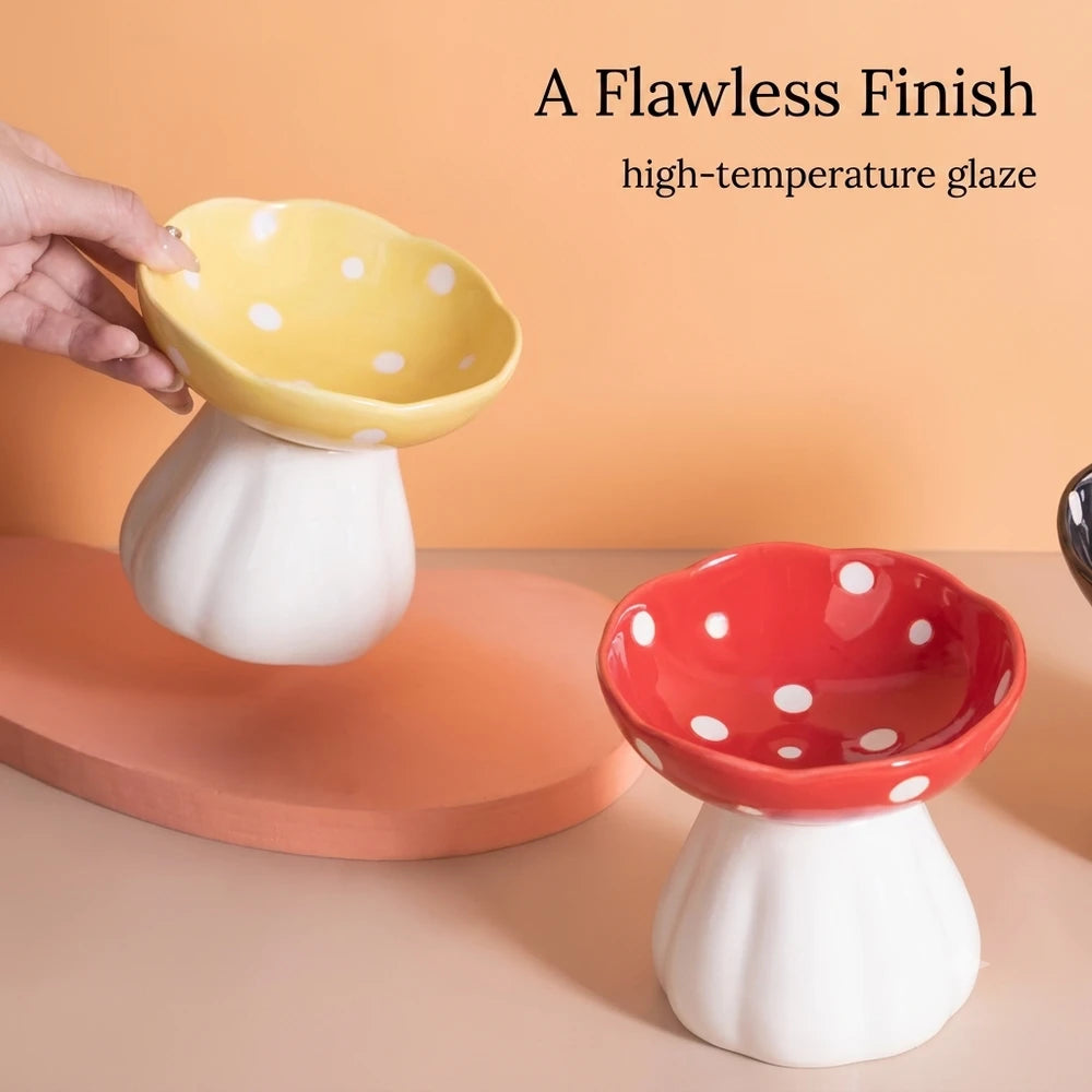 The Toadstool Whisker-wide Ceramic Bowl